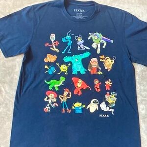 Pixar Navy Blue Character Men's T-Shirt